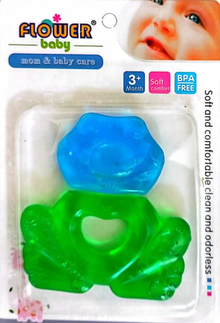 Baby Teether- Blue & Green