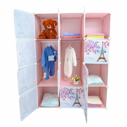 12 Door -Plastic Cloth Storage Organization