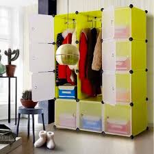 16 Door Cabinet with Rack and hang- Green 2 16 Door Cabinet with Rack and hang- Green - Image 2