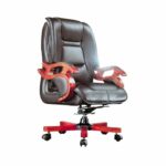 Executive Office Chair- Leather Material-360-Degree Rotation