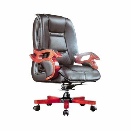 Executive Office Chair- Leather Material-360-Degree Rotation